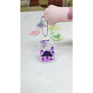 Móc khóa lọ Alien Stage trái cây cute