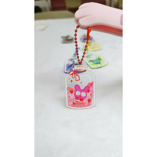 Móc khóa lọ Alien Stage trái cây cute