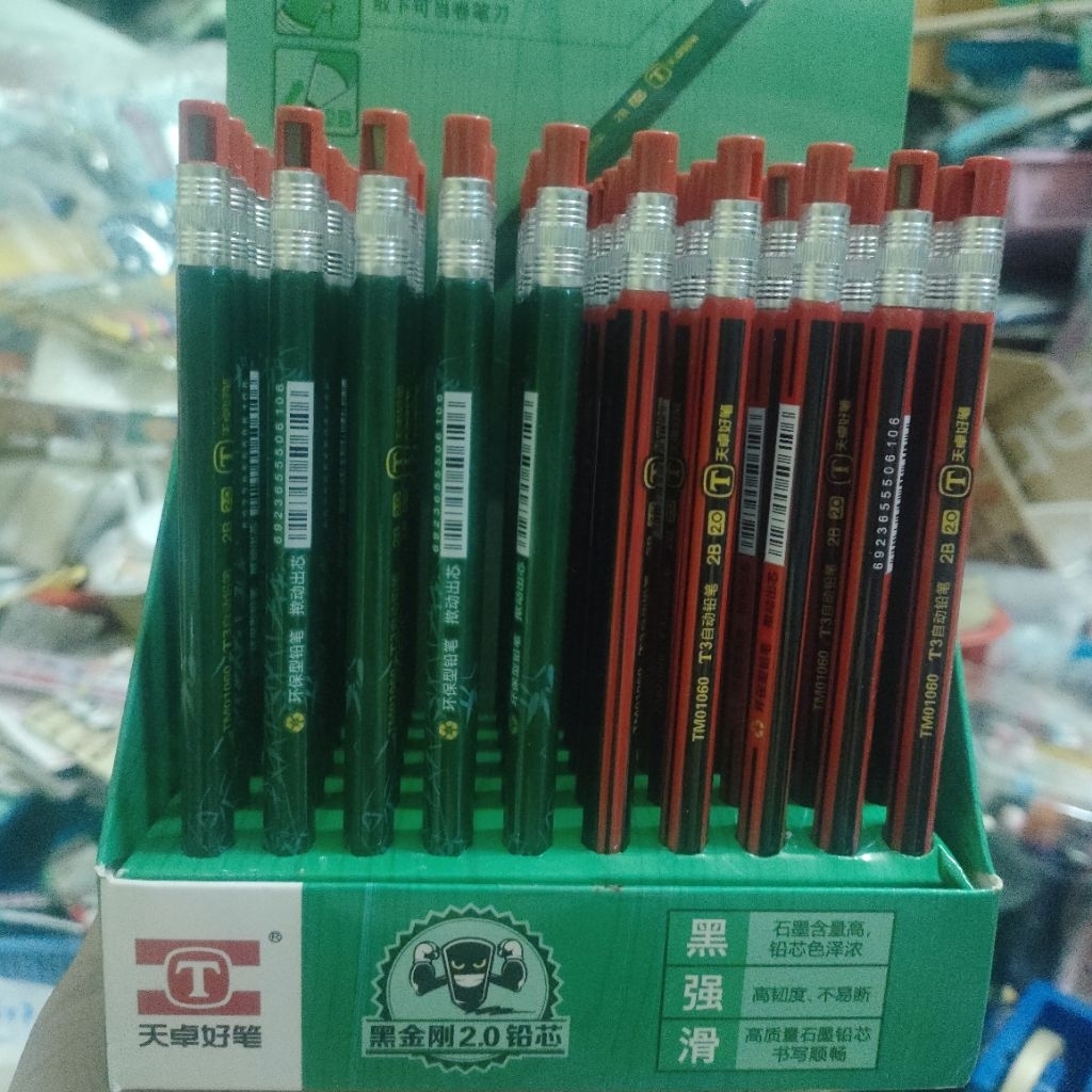 Bút chì bấm ngòi 2.0mm (2 cây/set)