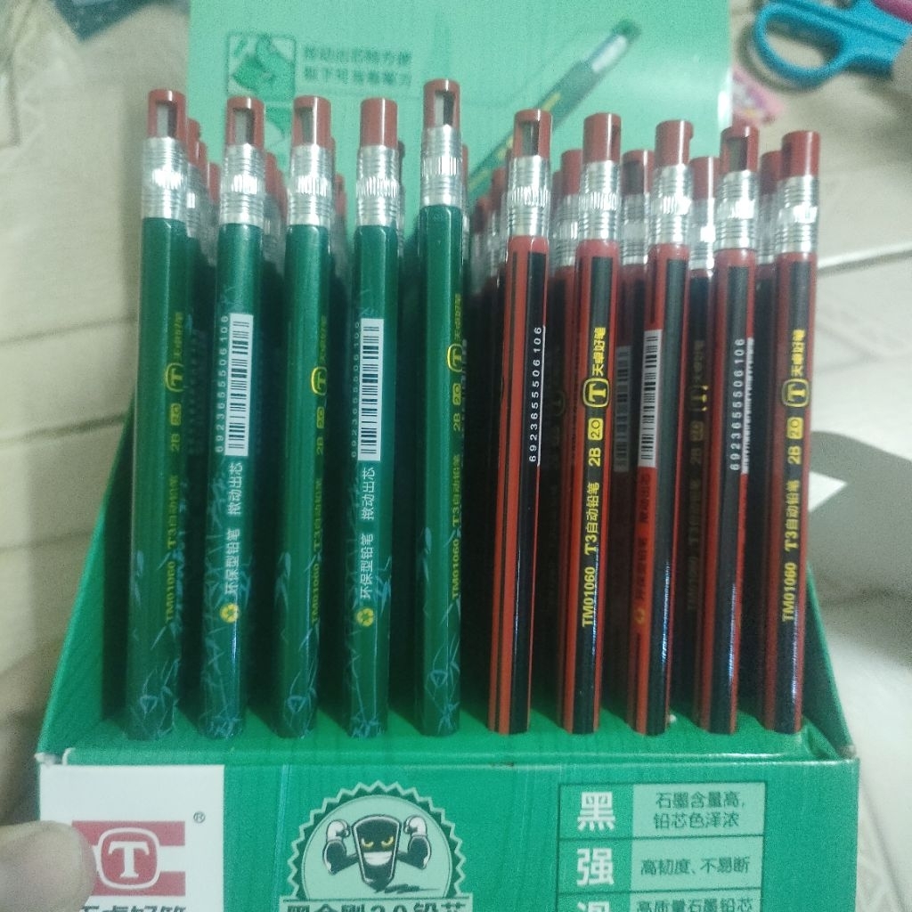 Bút chì bấm ngòi 2.0mm (2 cây/set)