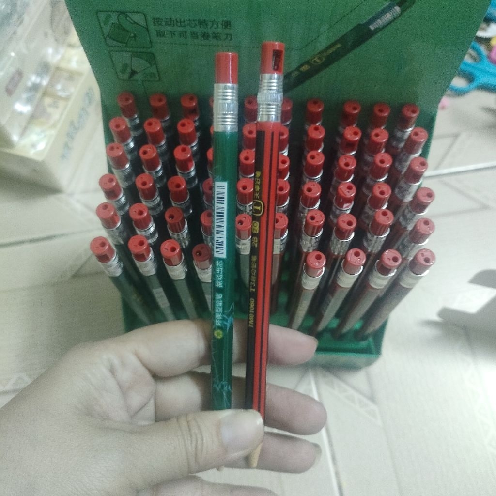 Bút chì bấm ngòi 2.0mm (2 cây/set)
