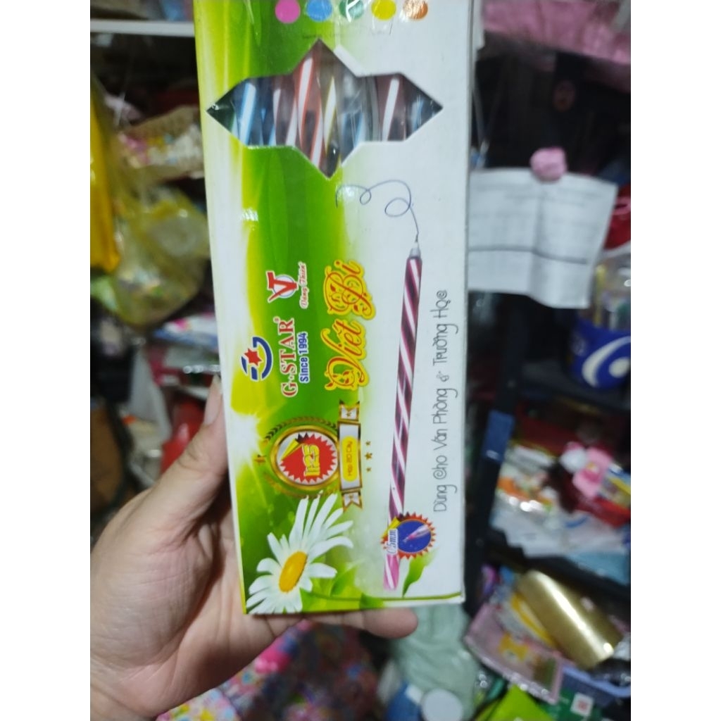 Combo 3 cây Bút bi nến Ấn Độ IT25 Gstar Vâng Thiên mực xanh