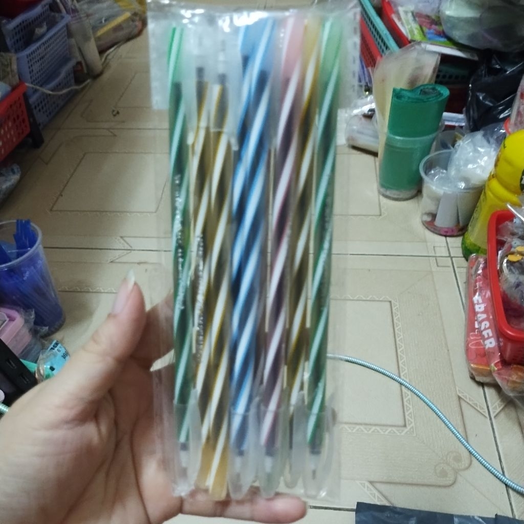 Combo 3 cây Bút bi nến Ấn Độ IT25 Gstar Vâng Thiên mực xanh