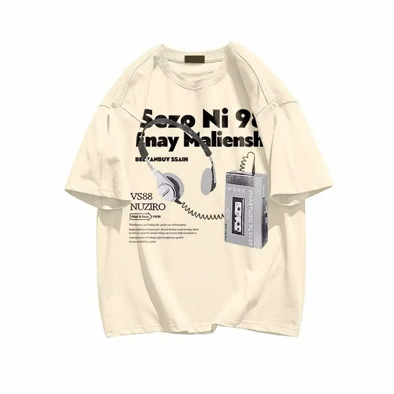BOOM Áo thun nữ kiểu hàn quốc form rộng tay lỡ cổ tròn cotton mát - hè hot trend in cách dễ thương- Local brand #10