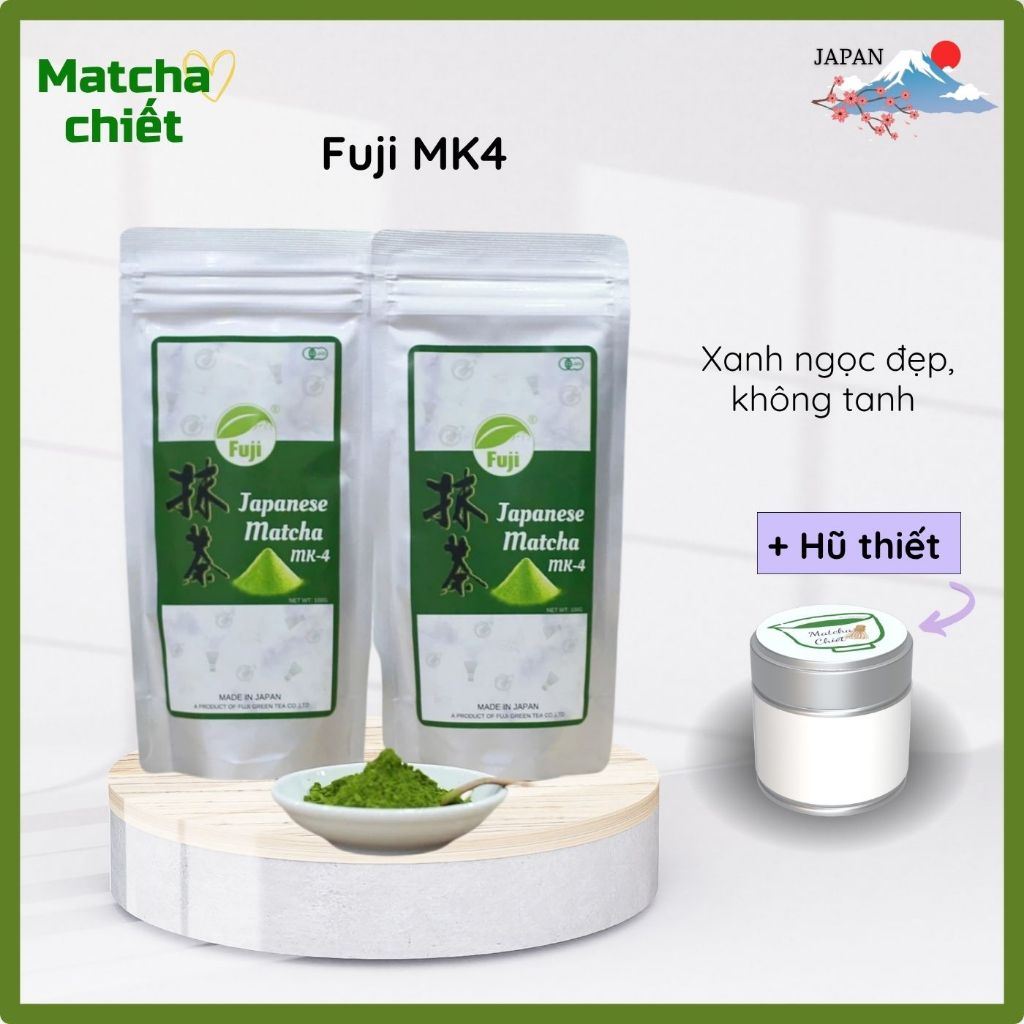 Matcha MK4, bột trà xanh Nhật chính hãng, pha matcha latte - gói nhỏ ...