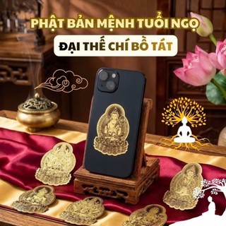 Miếng Dán Cao Cấp 8 Vị Phật Bản Mệnh 12 Con Giáp , Có Keo Dán