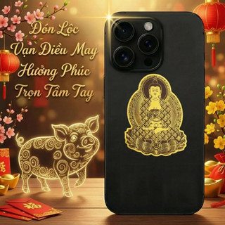 Miếng Dán Điện Thoại Phật Bản Mệnh Bát Đại Hộ Mệnh 12 Con Giáp May Mắn Bình An