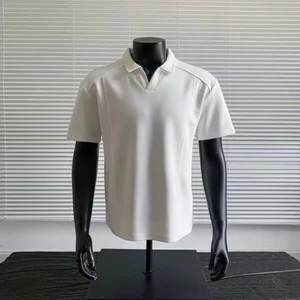 Áo Polo Cổ V Nam Nữ Unisex Chất Liệu Mềm Mịn Co Giãn Phong Cách Trẻ Trung, Cổ V Polo Không Cúc Hiện Đại