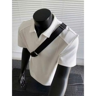 Áo Polo Cổ V Nam Nữ Unisex Chất Liệu Mềm Mịn Co Giãn Phong Cách Trẻ Trung, Cổ V Polo Không Cúc Hiện Đại