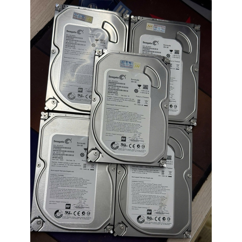 Ổ cứng HDD máy tính 500GB,  250GB chính hãng Seagate, WD. Hàng 2ndBH 12 tháng 1 đổi 1. | BigBuy360 - bigbuy360.vn