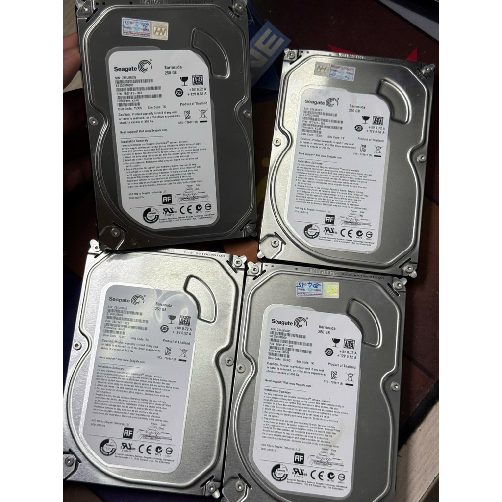Ổ cứng HDD máy tính 500GB,  250GB chính hãng Seagate, WD. Hàng 2ndBH 12 tháng 1 đổi 1. | BigBuy360 - bigbuy360.vn