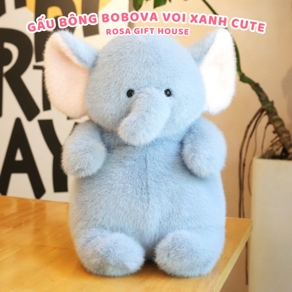 Voi Xanh Bobova Siêu Cute – Nhìn Là Muốn Ôm, Săn Sale Cực Hời!