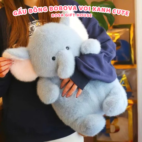 Voi Xanh Bobova Siêu Cute – Nhìn Là Muốn Ôm, Săn Sale Cực Hời!
