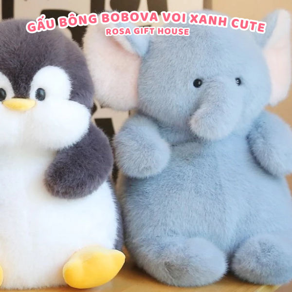 Voi Xanh Bobova Siêu Cute – Nhìn Là Muốn Ôm, Săn Sale Cực Hời!