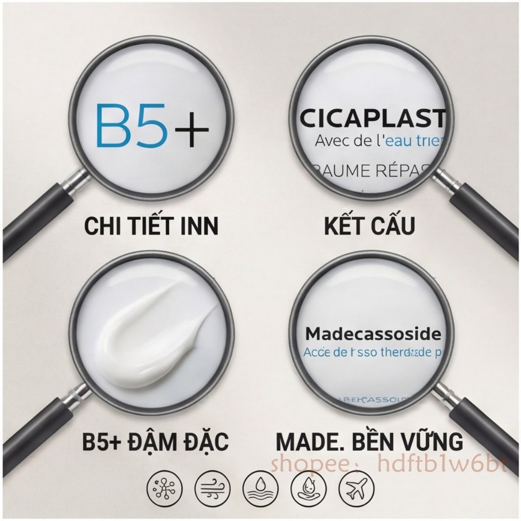 【Còn hàng】La Roche-Posay Cicaplast Baume B5+40ml Kem dưỡng ẩm phục hồi đa năng  giúp phục hồi da sau