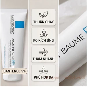 【Còn hàng】La Roche-Posay Cicaplast Baume B5+40ml Kem dưỡng ẩm Phục hồi da Tái tạo da đều màu da