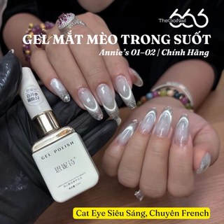 Sơn Gel Mắt Mèo Trong Suốt Chuyên French Đầu Annie's Chính Hãng – Cat Eye Siêu Sáng, Hiệu Ứng Ánh Gương | Thegioinail666