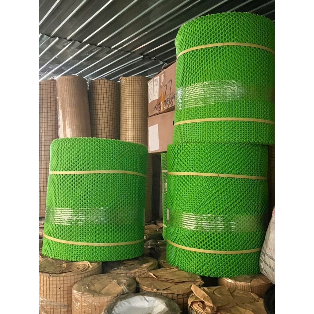 [Cao 50cm , 75cm, 1m]Luới nhựa xanh Zin , Luới lót sàn, quây chuồng trại