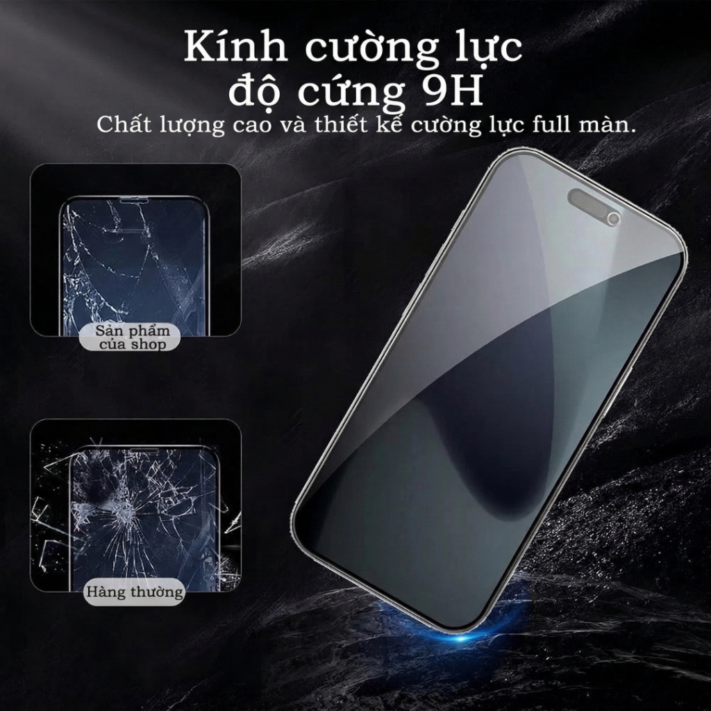 Kính Cường Lực KingKong 3D Full Màn iPhone XR/11/12/13/14/15/16 Pro Max/Plus – 9H Chống Trầy Xước