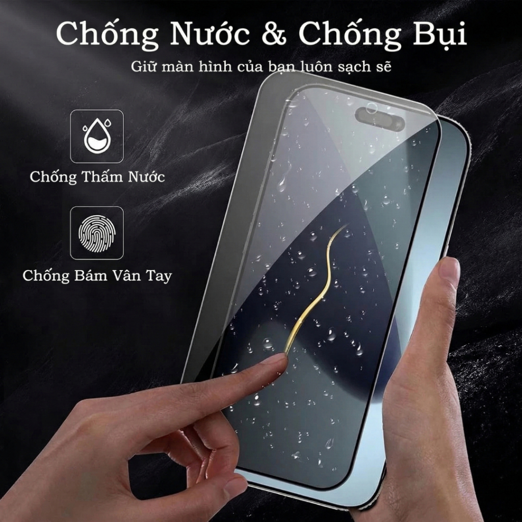 Kính Cường Lực KingKong 3D Full Màn iPhone XR/11/12/13/14/15/16 Pro Max/Plus – 9H Chống Trầy Xước