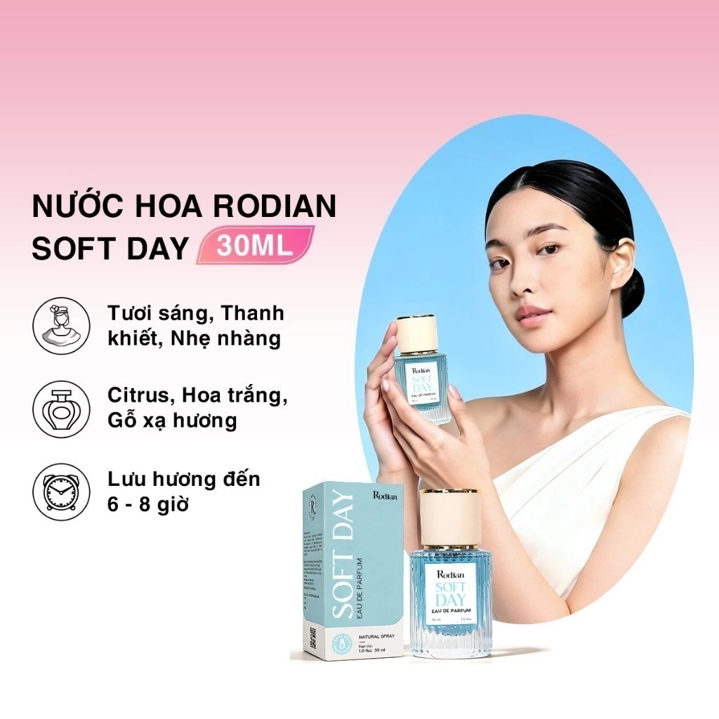 [Combo 3 Chai] Nước Hoa Nữ Mini Rodian 10ml, Mùi Hương Ngọt Ngào, Lưu Hương Lâu Đến 8H