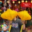 Lồng Đèn Hội An Vải Lụa Gấm - Dáng Đĩa Bay (30-40-60cm)
