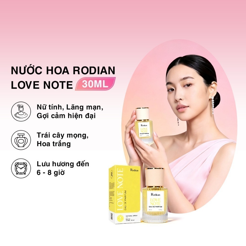 [Combo 3 Chai] Nước Hoa Nữ Mini Rodian 10ml, Mùi Hương Ngọt Ngào, Lưu Hương Lâu Đến 8H