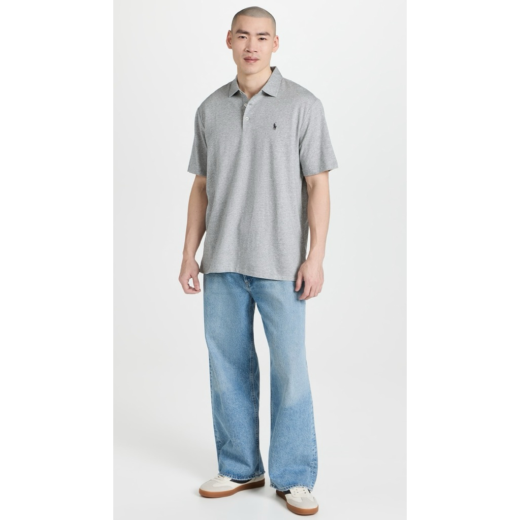 ( ÁO HUỶ TEM DO HÃNG) Áo Polo Nam Classic Logo Ngựa Pony - Màu Andover Heather - Basic Item Cho Nam Giới