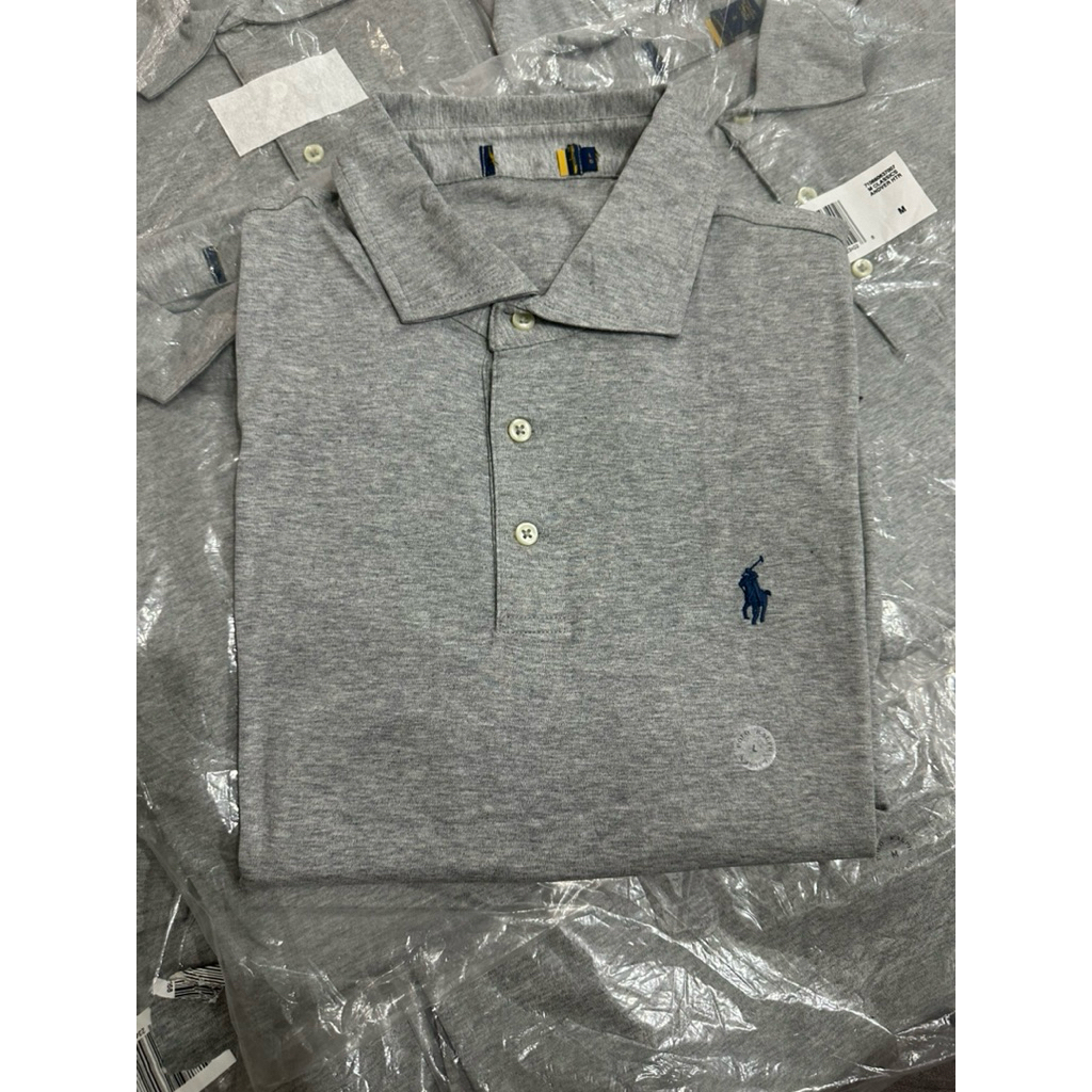 ( ÁO HUỶ TEM DO HÃNG) Áo Polo Nam Classic Logo Ngựa Pony - Màu Andover Heather - Basic Item Cho Nam Giới