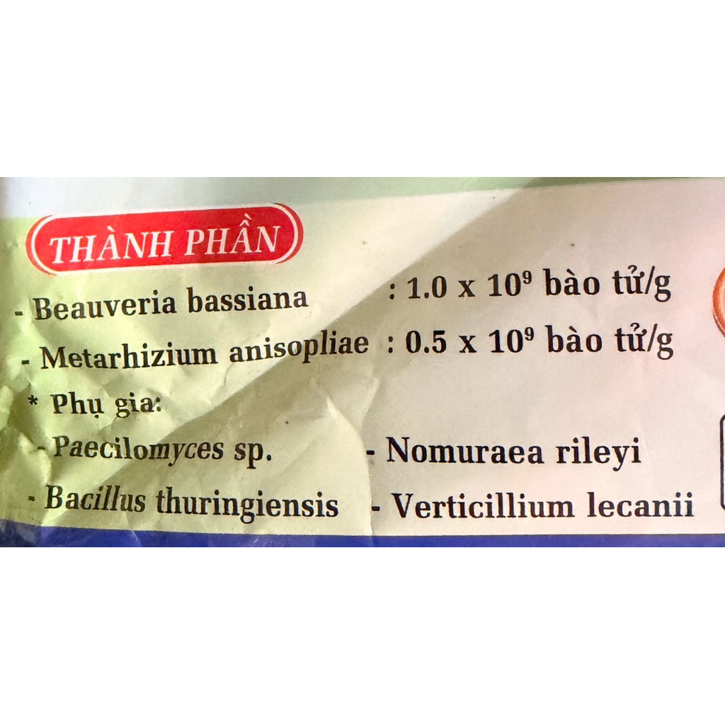 1L Chế Phẩm Nấm Ba Màu Sinh Học – Beauveria + Metarhizium + Paecilomyces – Hỗ Trợ Kiểm Soát Sâu Hại, Bảo Vệ Cây Trồng