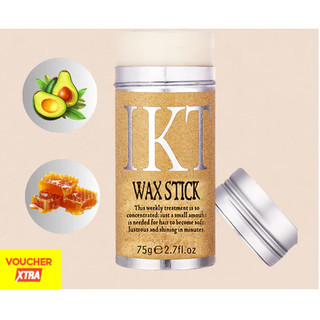 Sáp Vuốt Tóc Con Dạng Thỏi IKT WaxStick Từ Bơ & Sáp Ong Thiên Nhiên Giữ Nếp Tự Nhiên, Không Bết Dính, Lịch Sự Sang Trong