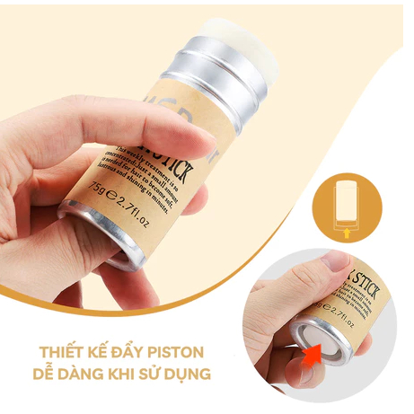 Sáp Vuốt Tóc Con Dạng Thỏi IKT WaxStick Từ Bơ & Sáp Ong Thiên Nhiên Giữ Nếp Tự Nhiên, Không Bết Dính, Sang Trọng