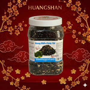 300g Rong Biển Cháy Tỏi Thơm Ngon Đậm Vị - HuangShan Snack Lá