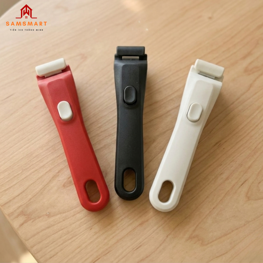 Kẹp Nồi Chảo Chống Nóng SAMSMART | Tay Cầm Tháo Rời Kẹp Chắc Chịu Nhiệt Bakelite An Toàn Cho Nhà Bếp