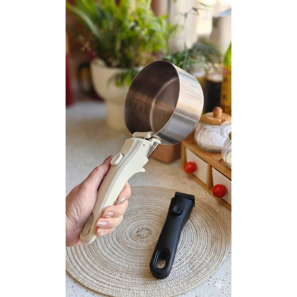 Kẹp Nồi Chảo Chống Nóng SAMSMART | Tay Cầm Tháo Rời Kẹp Chắc Chịu Nhiệt Bakelite An Toàn Cho Nhà Bếp