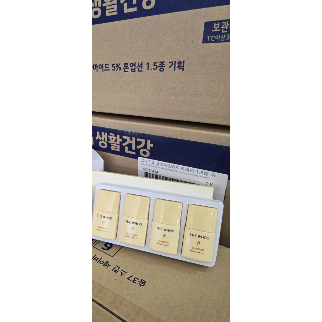 KEM CHỐNG NẮNG CHỐNG LÃO HÓA WHOO GONGJINHYANG SUNQUID UV PROTECTIVE LOTION SPF 50+/PA++++ MINI 13ML
