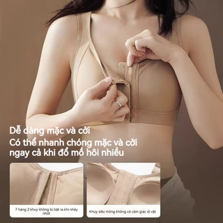 Áo Ngực Chống Rung Nâng Ngực Tạo Dáng - Thiết Kế Cài Trước Tiện Lợi Cho Size Lớn