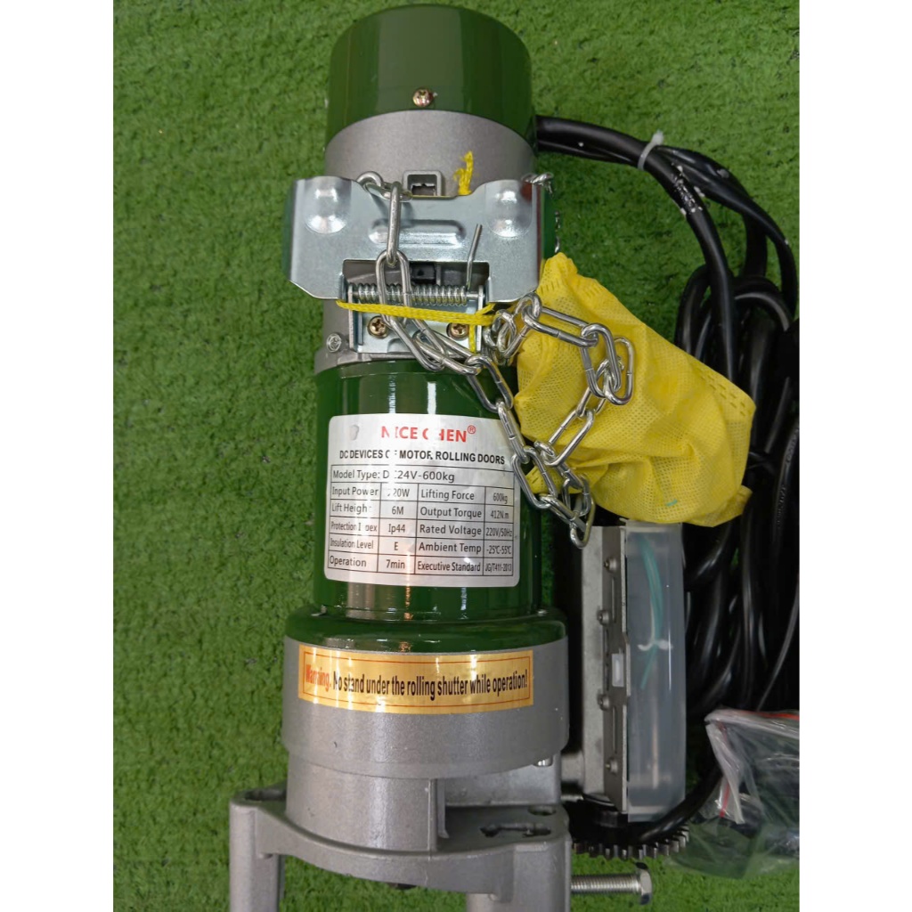 Mô tơ cuốn nice chen 24V 600DC kèm hộp khiển,  tải trọng 600kg dùng làm cửa cuốn, bạt xếp cỡ vừa , nhỏ....
