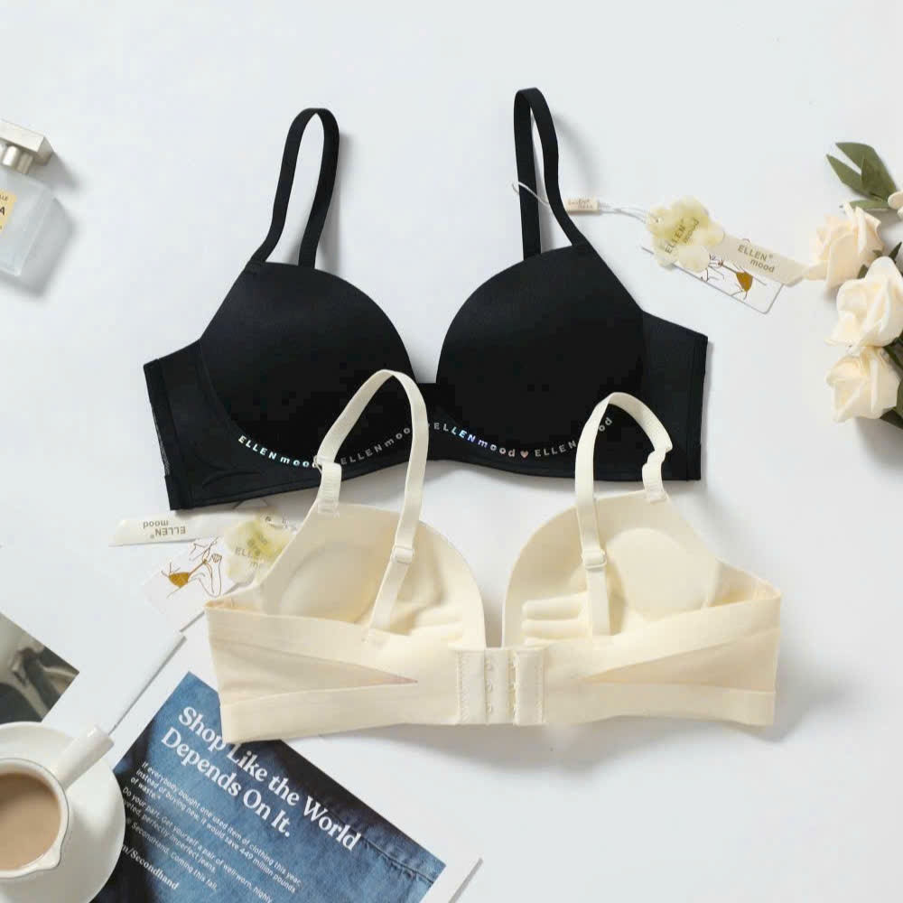Áo lót su nâng ngực A661, Áo lót su không gọng đệm bàn tay 1.5ph