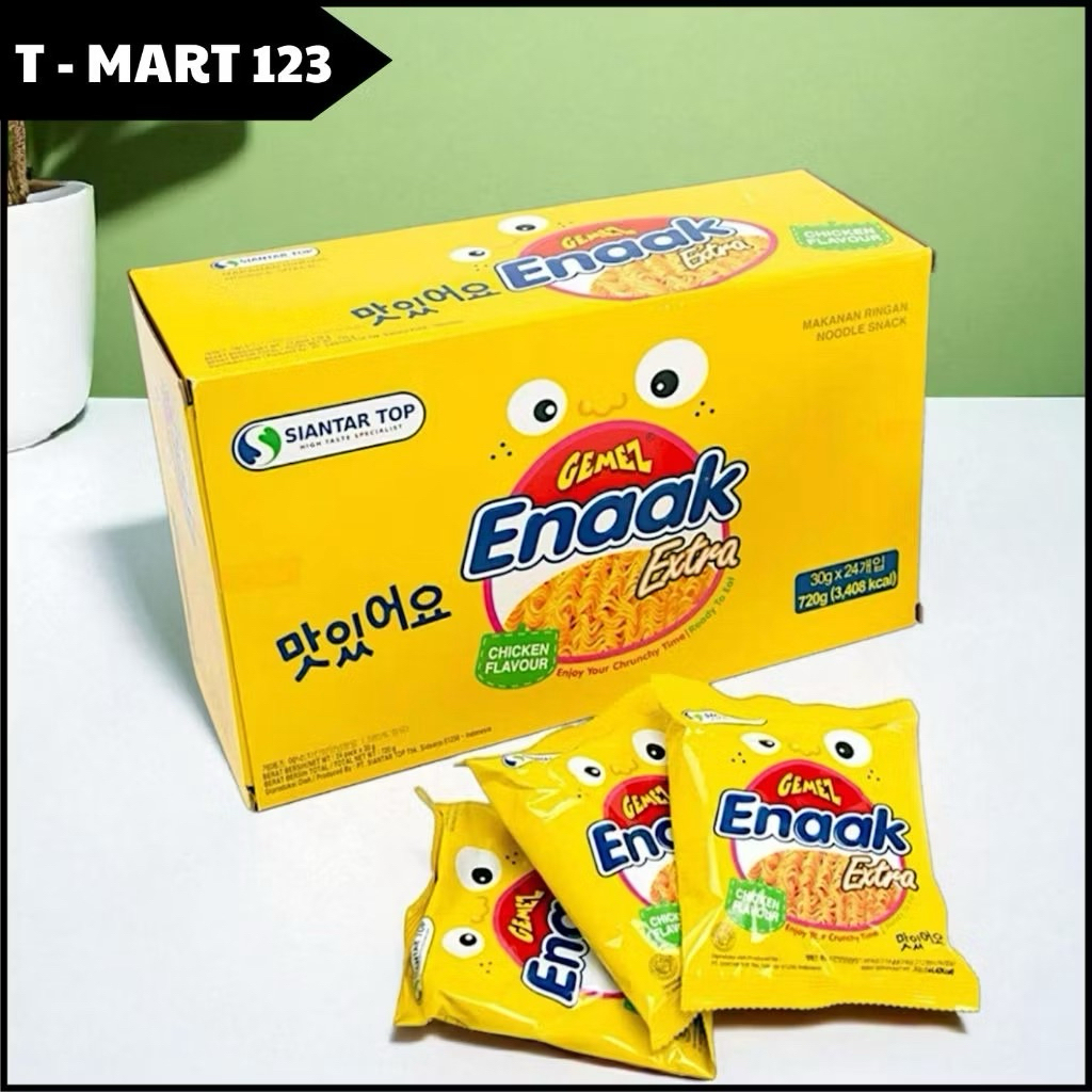 {Hott} Snack Mì Enaak Ăn Liền Cho Bé Vị Gà Truyền Thống (Thùng 24 Gói * 30gr)