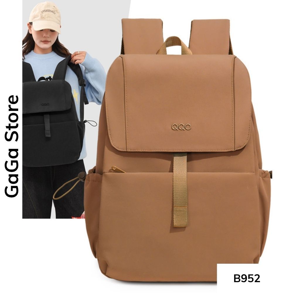 Balo unisex đi học nhiều ngăn đơn giản phong cách Ulzzang cho học sinh các cấp B952 gagastore