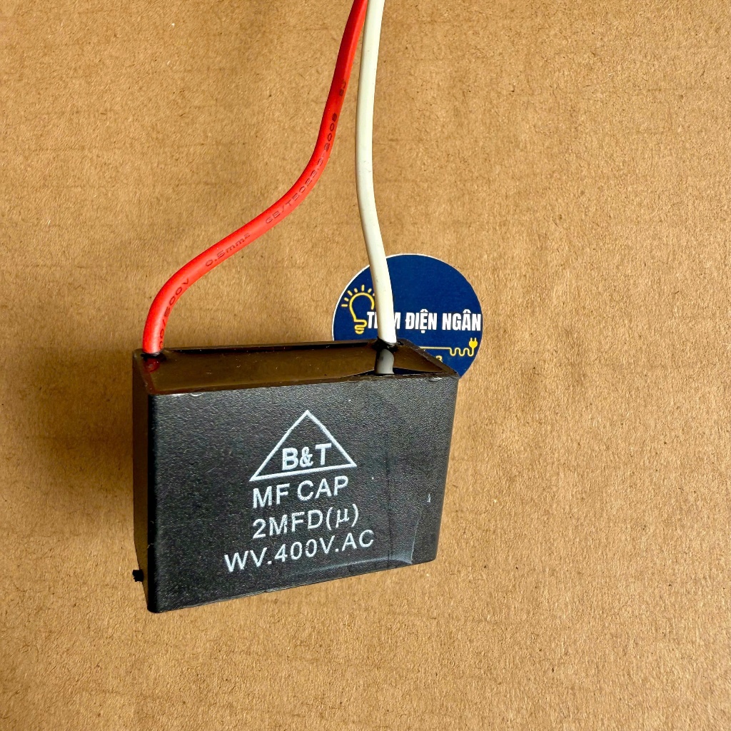 Tụ quạt điện 400VAC 50/60Hz - 1.5uf/ 2uf / 2.5uf / 3uf / 4uf / 5uf.
