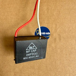 Tụ quạt điện 400VAC 50/60Hz - 1.5uf/ 2uf / 2.5uf / 3uf / 4uf / 5uf.