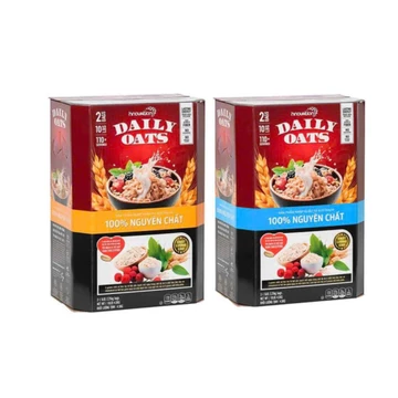 Yến mạch nguyên hạt Innovation Daily Oats 4.5kg, bữa ăn sáng nhanh tiện lợi, giàu chất xơ, hỗ trợ ăn kiêng, ăn chay.