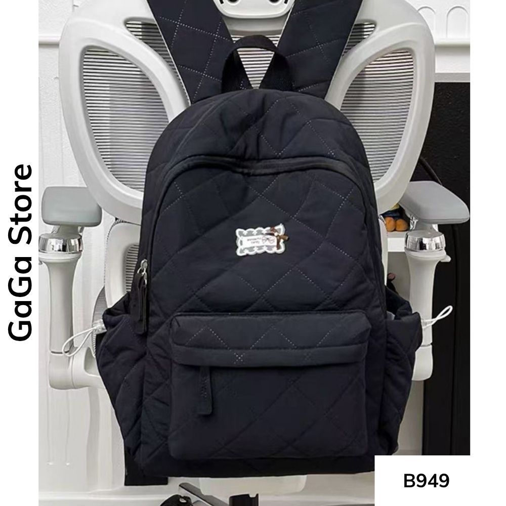 Balo nữ đi học màu trơn dễ thương phong cách Ulzzang cho học sinh các cấp B949 gagastore