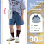 Quần short jeans trẻ em size 10-38KG quần đùi bò denim cạp chun style Hàn Quốc | Dương Oyy 010622116