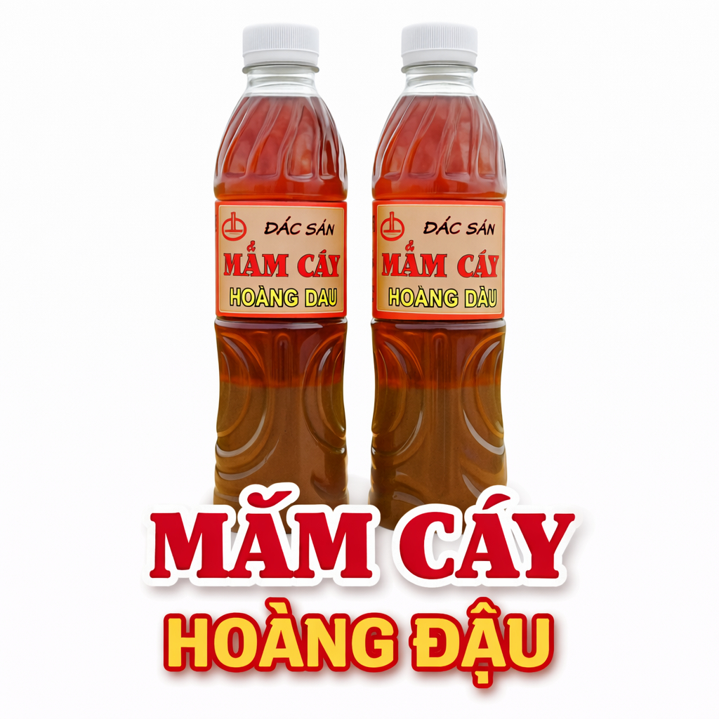 Combo 2 chai Mắm Cáy Hoàng Đậu Đặc Sản Tứ Kỳ Hải Dương