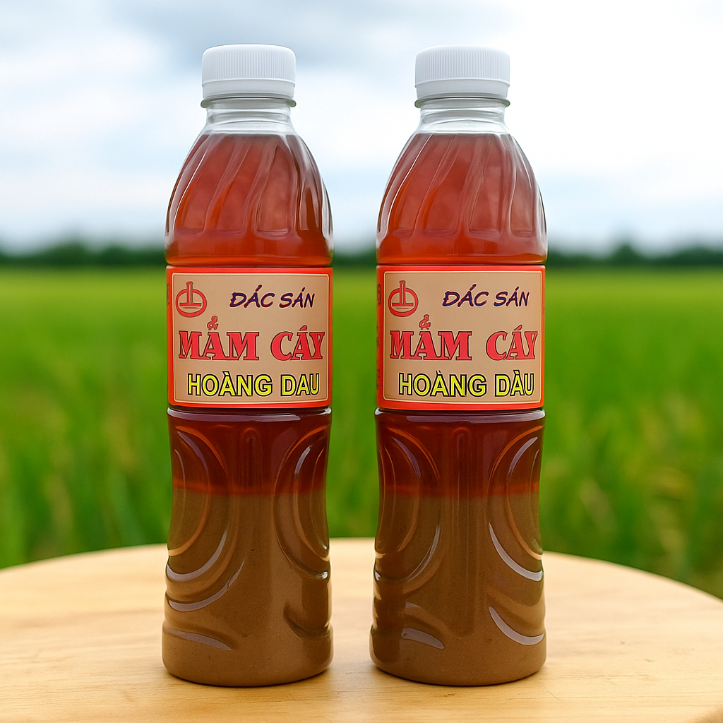 Combo 2 chai Mắm Cáy Hoàng Đậu Đặc Sản Tứ Kỳ Hải Dương