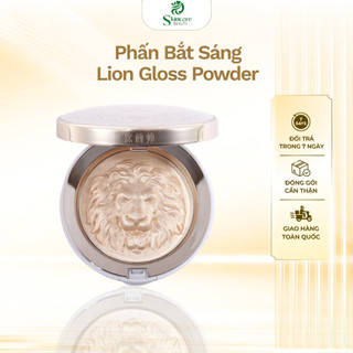 Phấn Bắt Sáng Sư Tử Lion Gloss Powder Highlight Mã 02 Mềm Mịn, Ánh Vàng ( Mẫu Cũ)
