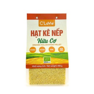 Hạt Kê Nếp Hữu Cơ C'LaVie 450g Cho Bé Ăn Dặm Dẻo Thơm Giàu Dinh Dưỡng Chứng Nhận Châu Âu - Natural Market